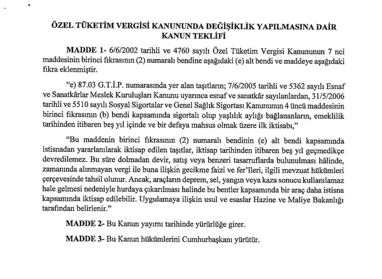 Emekliye ÖTV’siz araç Meclis’ten geçti mi, teklif kabul edildi mi? ÖTV indirimiyle alınabilecek araçlar listesi