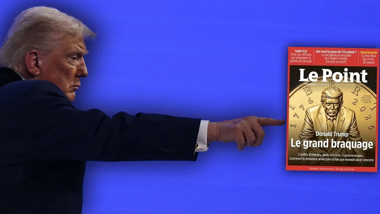 Fransız dergisi Le Point'ten çarpıcı iddialarla beraber Trump kapağı