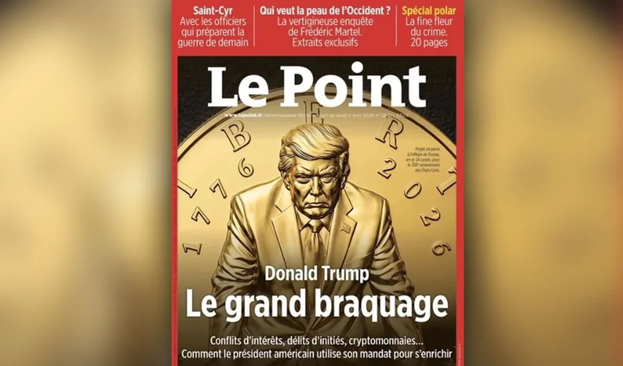 Fransız dergisi Le Point'ten çarpıcı iddialarla beraber Trump kapağı