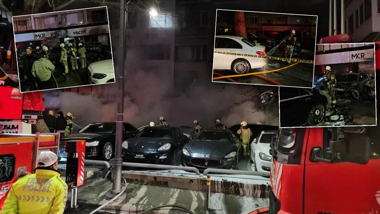 Kundaklanan oto galeri olayında yeni detaylar! Sahipleri azılı suçlu çıktı: Uyuşturucu, dolandırıcılık ve dahası