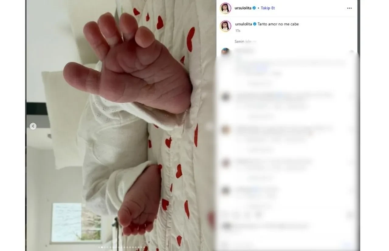 'La Casa De Papel'in Tokyo'su Ursula Corbero'dan oğluyla ilk kare 