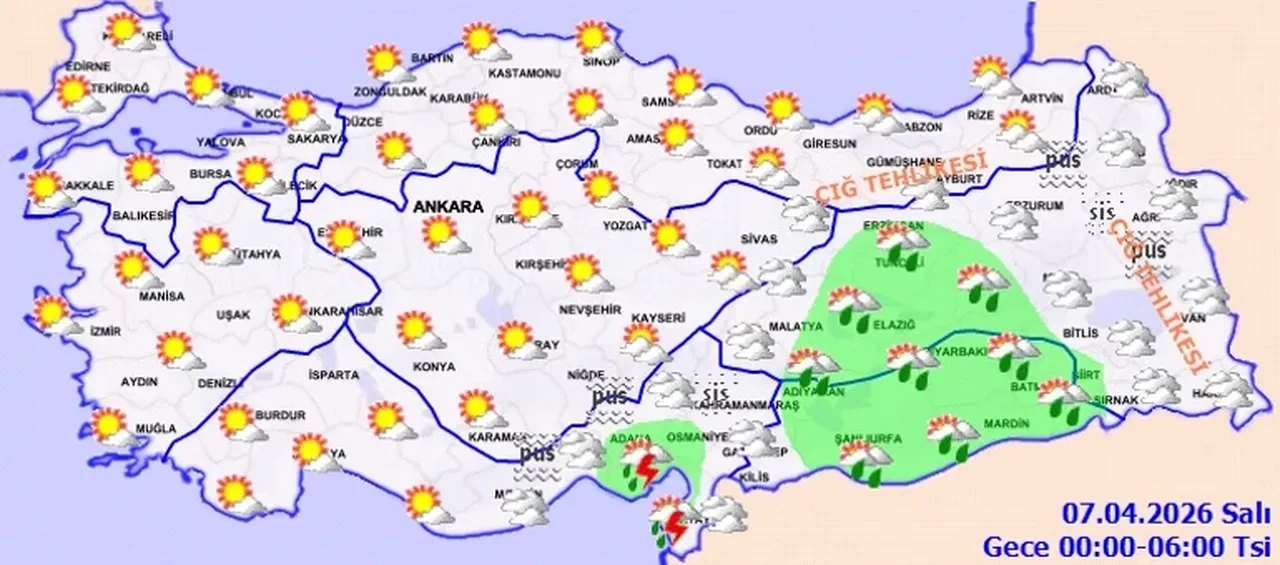 7 Nisan İstanbul’da yağmur var mı? Bugün hava nasıl olacak?