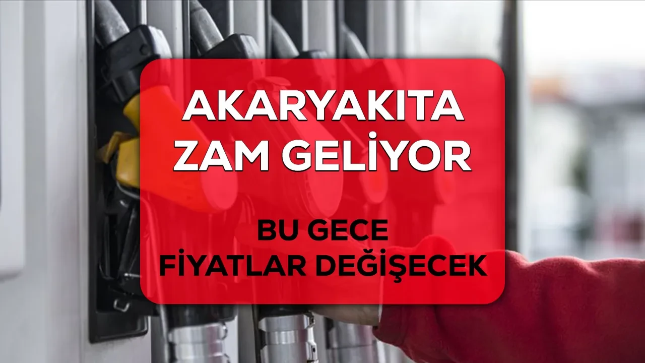 Benzine motorine zam var mı? 8 Nisan bu gece mazota zam beklentisi var