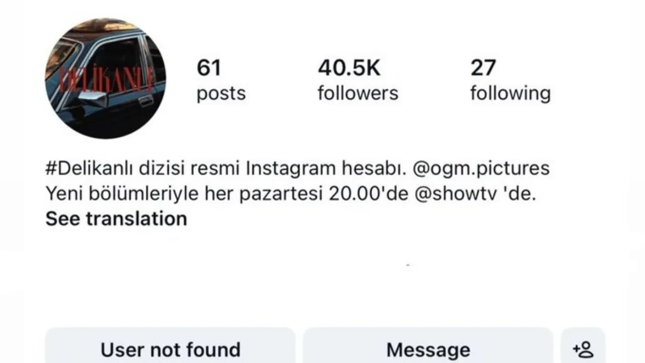 Delikanlı dizisinin ınstagram hesabında şaşırtan gelişme! Takipçi sayısı sıfırlandı!