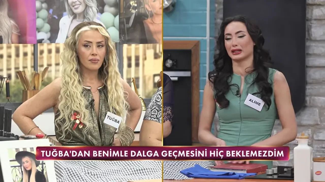 Gelinim Mutfakta Fatoş ve Tuğba'dan Alime'ye sert gönderme! Dudak dolgusu alay konusu oldu