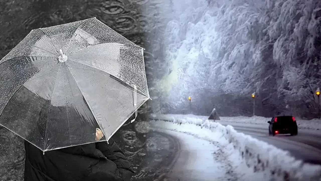 Meteoroloji birçok ili uyardı! Kar yağışı ve sağanak yolda: Aniden bastıracak 