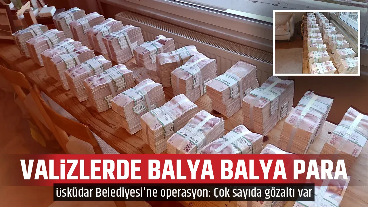 VALİZLERDE BALYA BALYA PARA