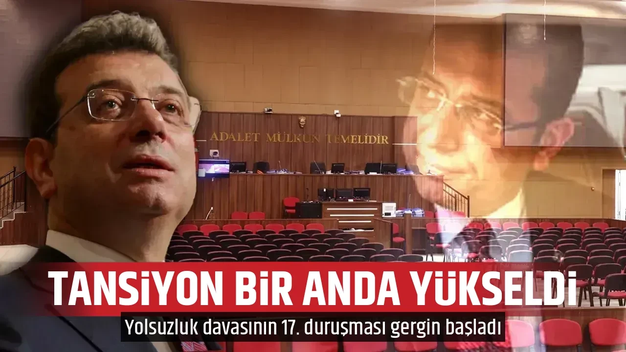 TANSİYON BİR ANDA YÜKSELDİ