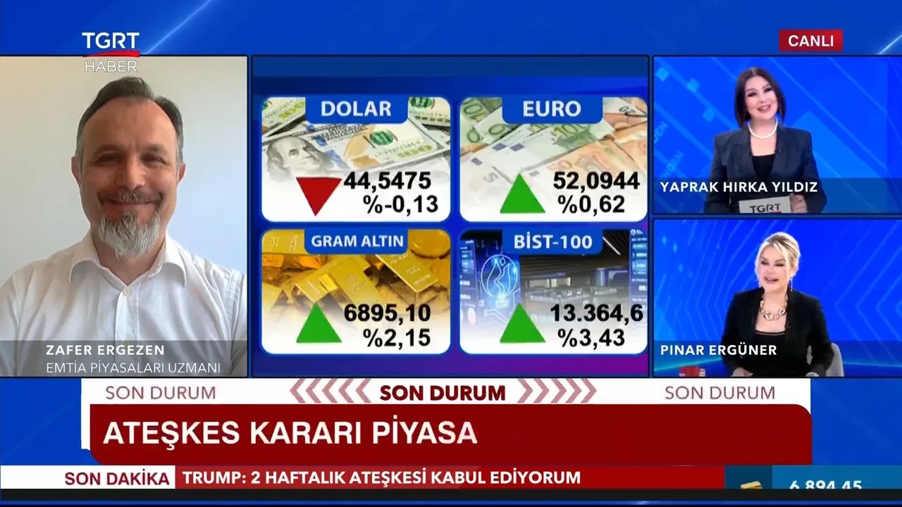 Altın rallisi başladı mı? Zafer Ergezen canlı yayında ons ve gram altın için rakam verdi