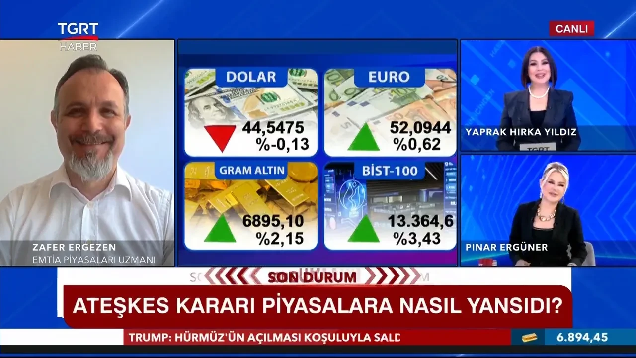 Altın rallisi başladı mı? Zafer Ergezen canlı yayında ons ve gram altın için rakam verdi