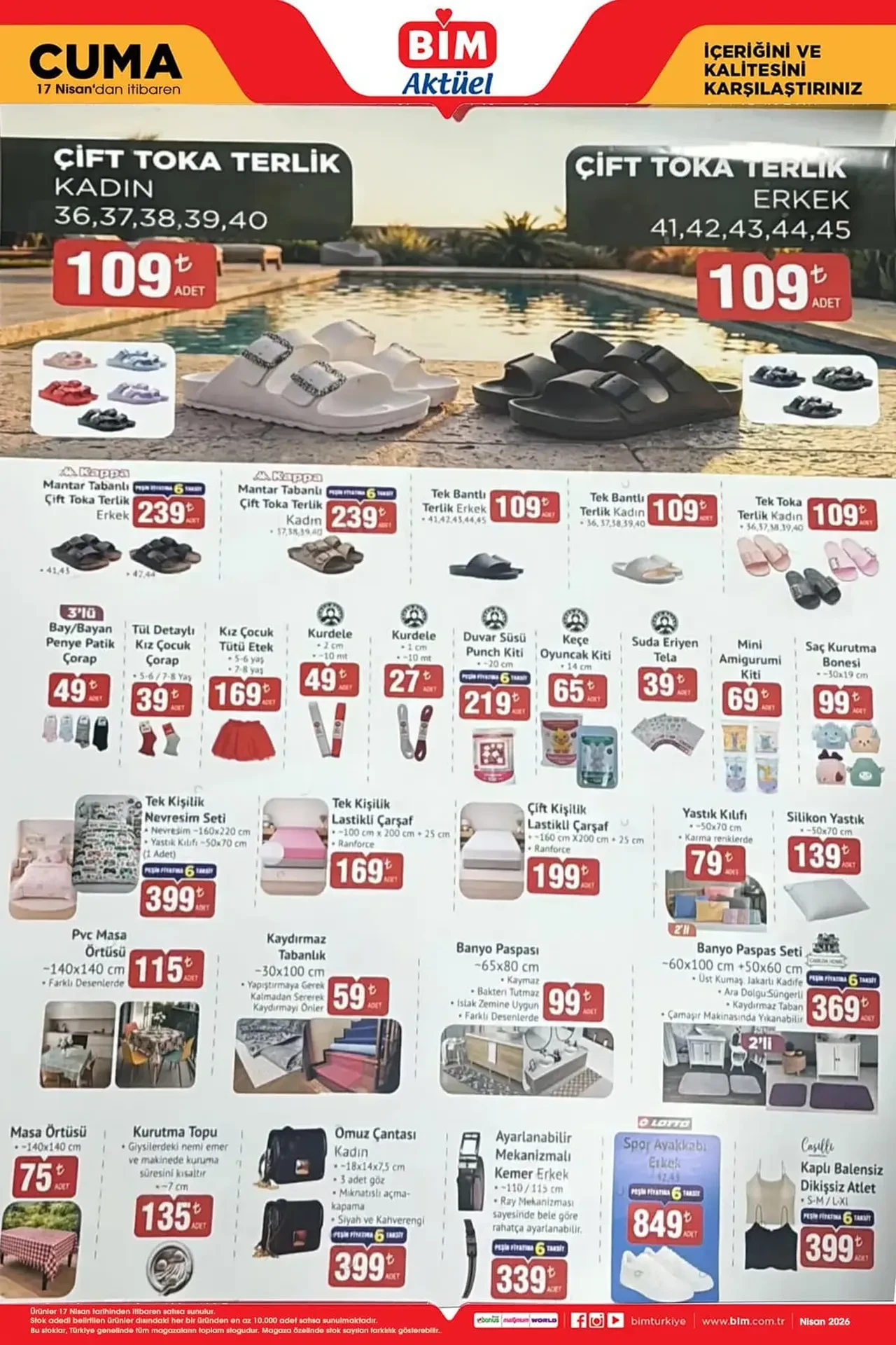 BİM 10-17 Nisan aktüel ürünler kataloğu 2026 belli oldu! Drone, scooter, ayakkabılık ve gaming ürünler geliyor