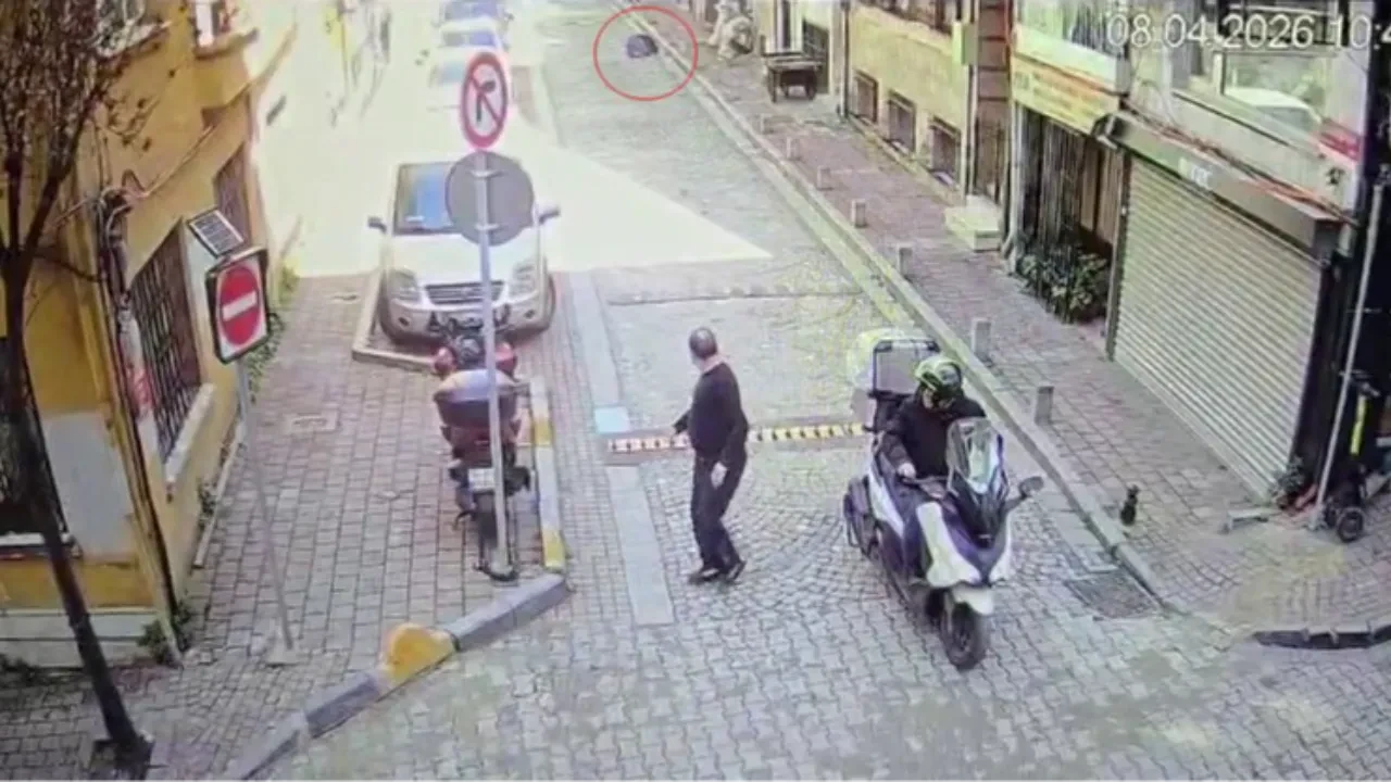 Cezaevinden izinli çıktı, ailesinin yanında kendini ateşe verdi! Beton zemine düşme anı kamerada 