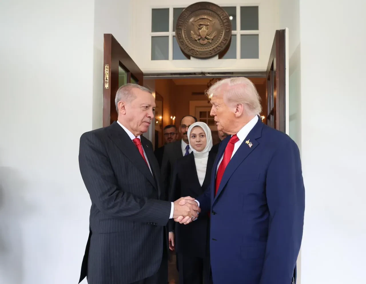 Cumhurbaşkanı Erdoğan ABD Başkanı Trump ile görüştü