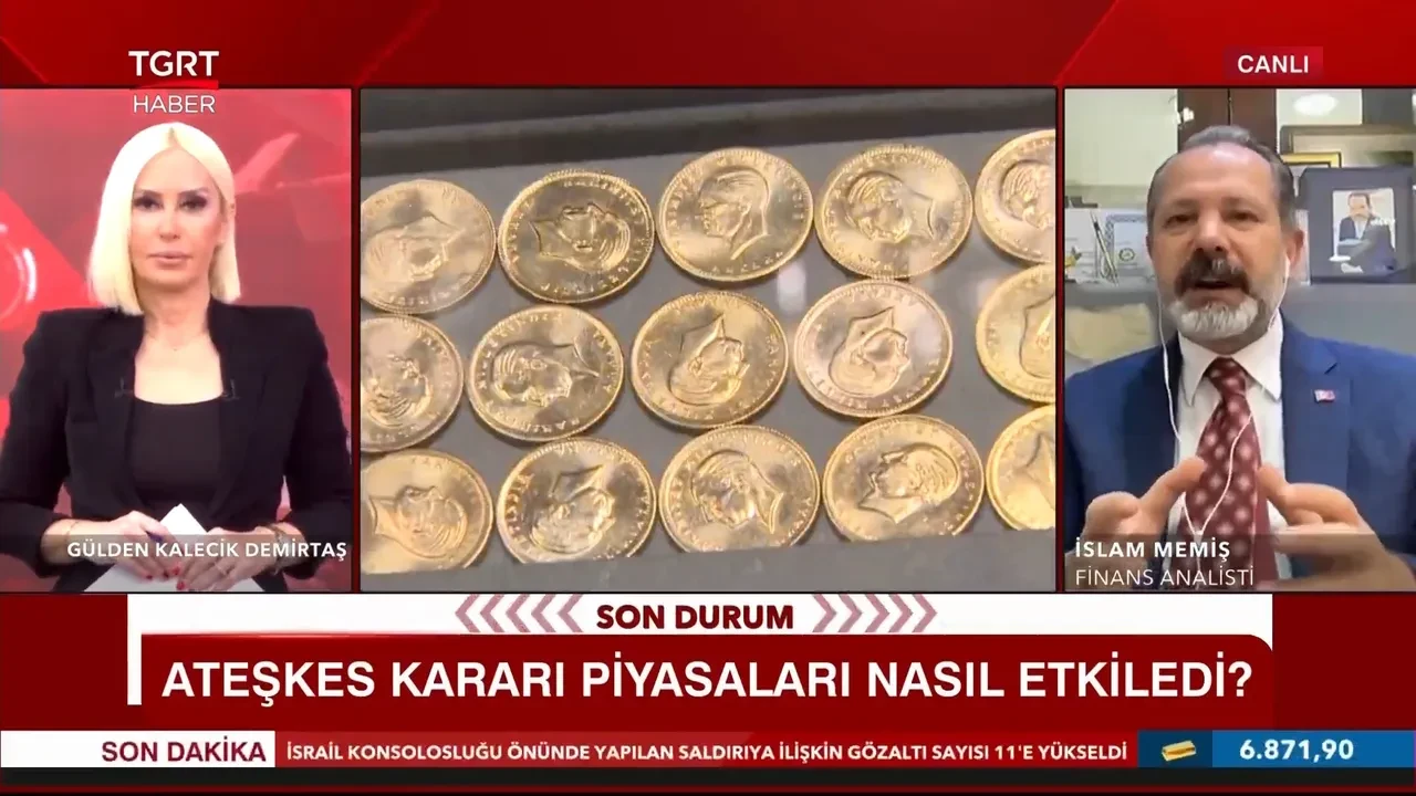 Gram altın için yeni baraj 8000 lira! İslam Memiş'ten canlı yayında 15 gün uyarısı 