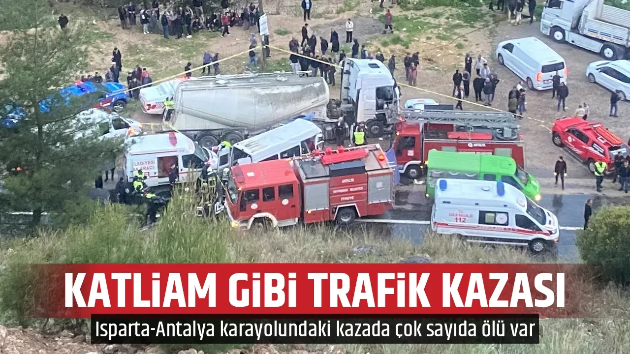 KATLİAM GİBİ TRAFİK KAZASI