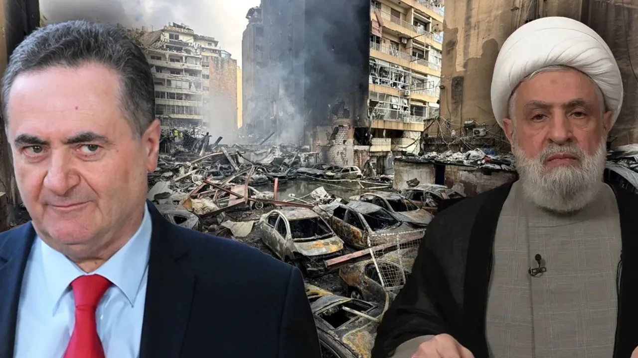 Lübnan'a bombalar yağarken İsrailli bakandan Hizbullah lideri Naim Kasım'a suikast tehdidi