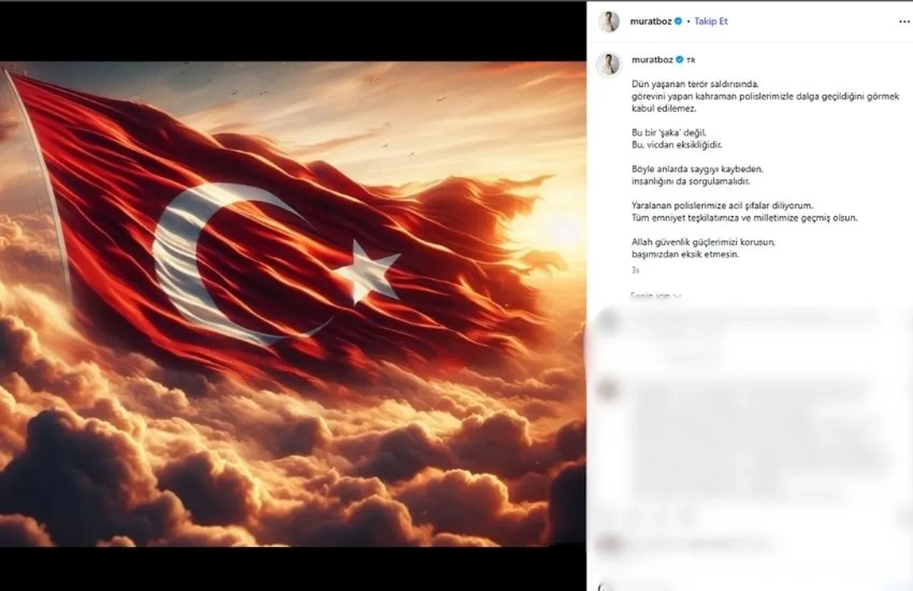 Murat Boz Beşiktaş'taki saldırı sırasında polislerimizle dalga geçen kişilere ateş püskürdü