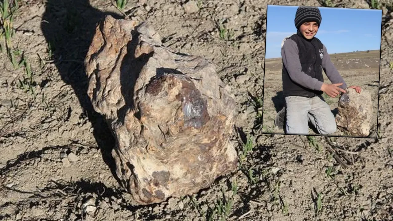 Çorum'da bulunan gök taşının 180 bin dolara satıldığına ilişkin haberlere yalanlama