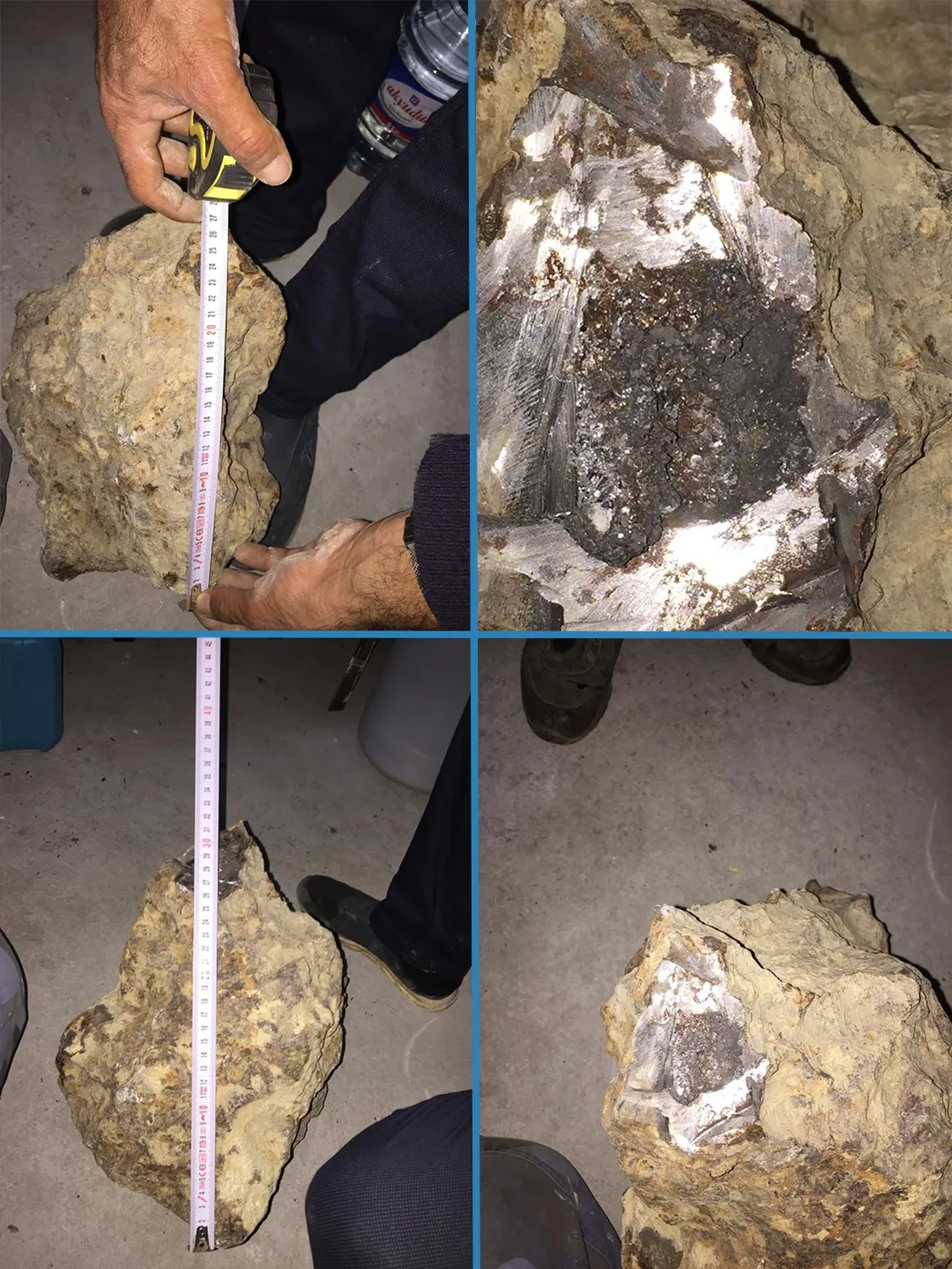 Çorum'da bulunan gök taşının 180 bin dolara satıldığına ilişkin haberlere yalanlama