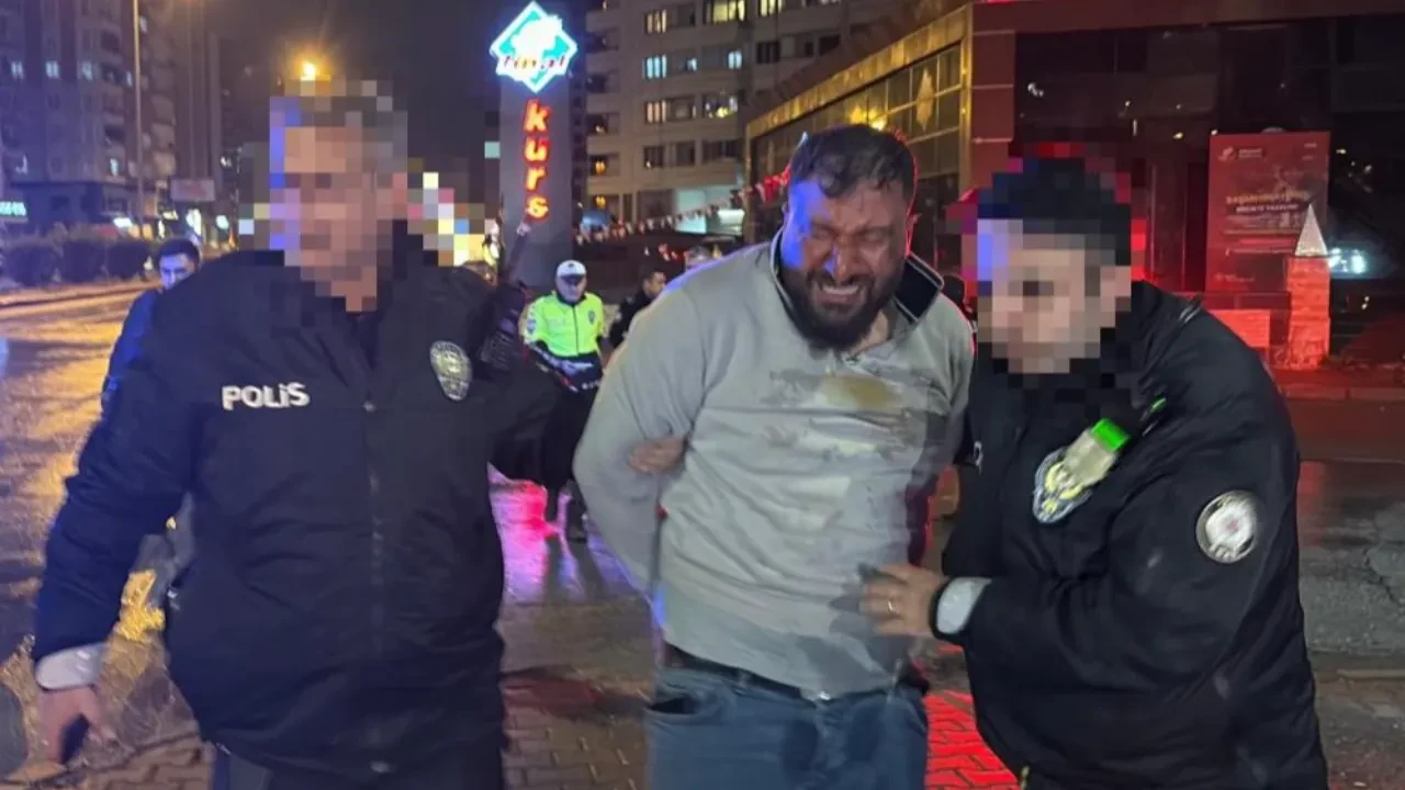 Kayseri'de alkollü sürücüden filmleri aratmayan 'kaçamayış'! 