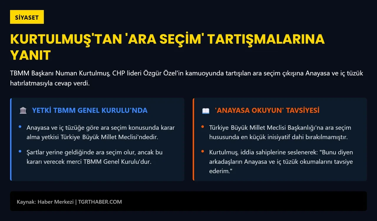 Numan Kurtulmuş'tan flaş ara seçim açıklaması