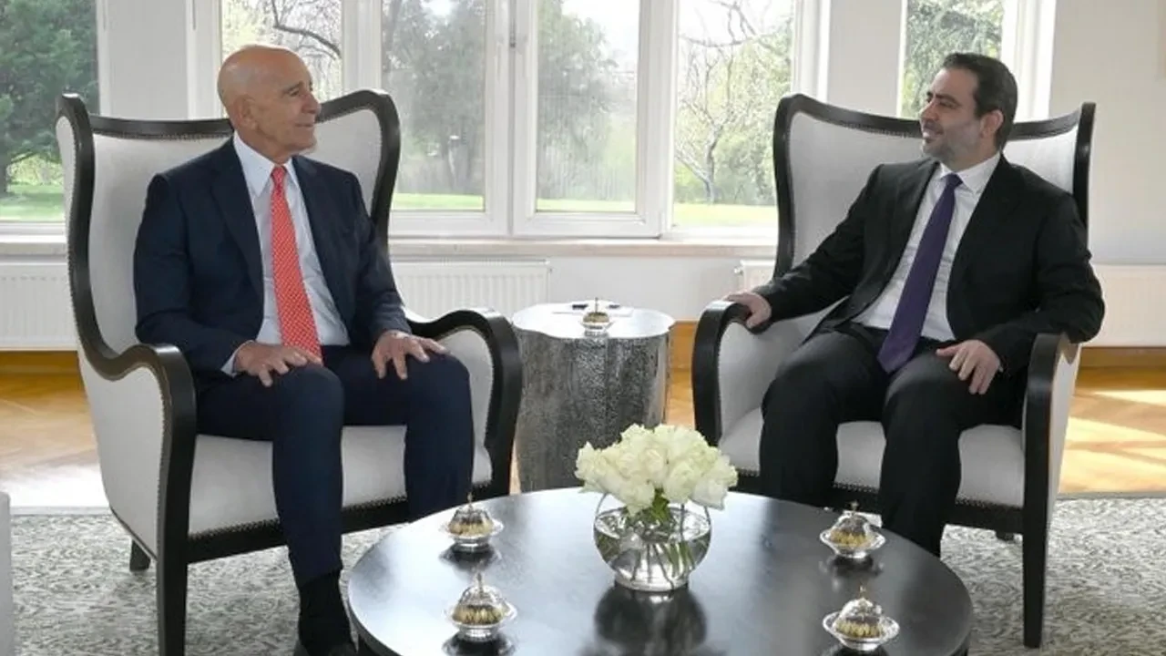 Tom Barrack ile Suriye Dışişleri Bakanı Şeybani Ankara'da bir araya geldi