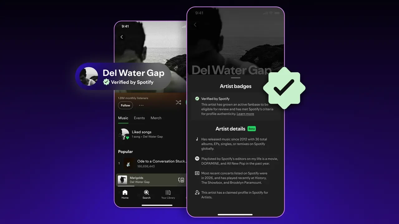 Spotify, gerçek müziği yapay zekadan ayırt etmek için yeni özelliği kullanıma sundu