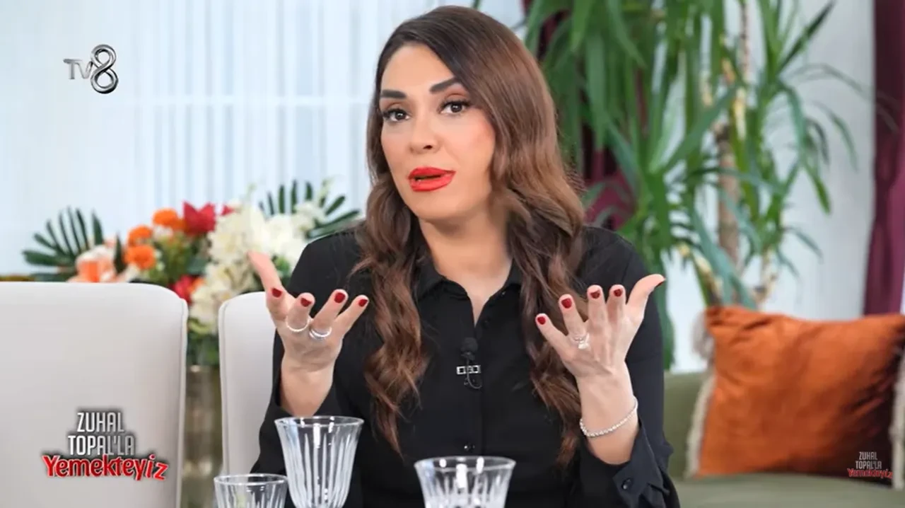 zuhal topalla yemekteyiz