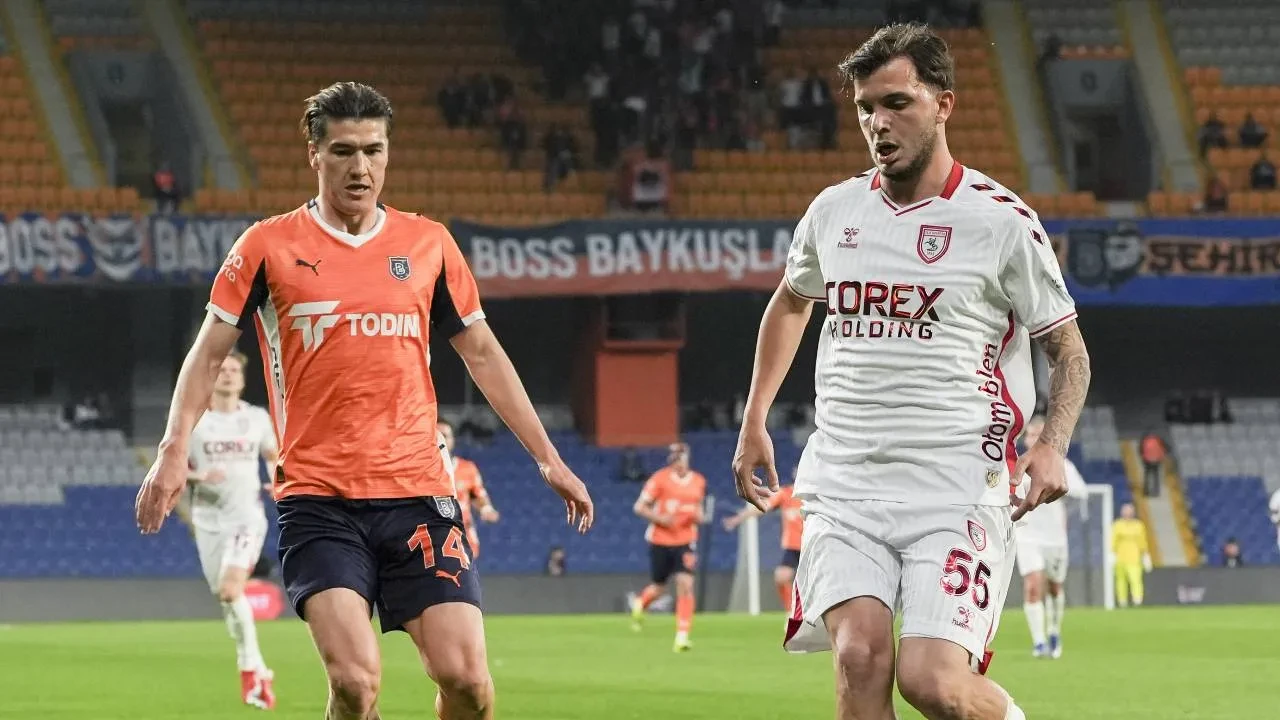 Başakşehir, Samsunspor'u 3 golle geçti! Samsunspor'un 4 maçlık galibiyet serisi sona erdi