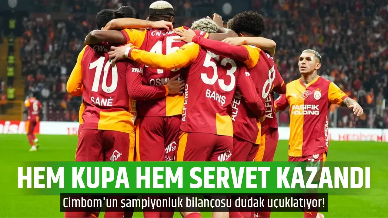 HEM KUPA HEM SERVET KAZANDI