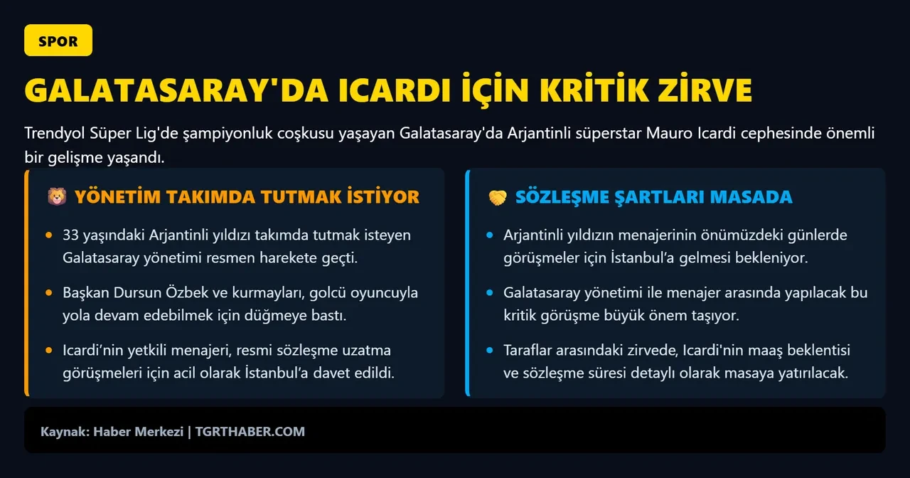 Galatasaray'da Icardi düğümü çözülüyor! Yönetim harekete geçti