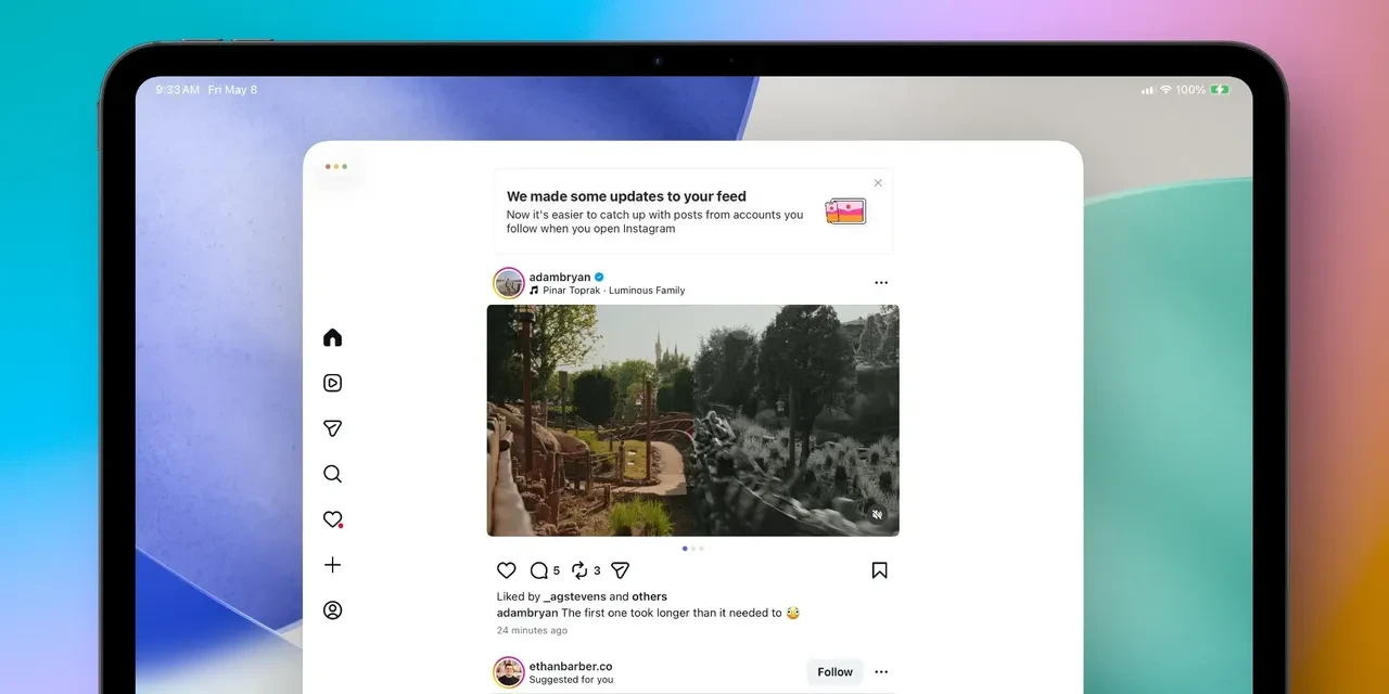 Instagram, iPad uygulamasını yeniden tasarladı: Tepki çeken tasarım değişti