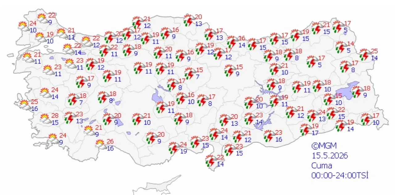 Meteoroloji yeni hafta için gün verdi: Hava sıcaklığı önce kavuracak ardından normalin altına inecek!