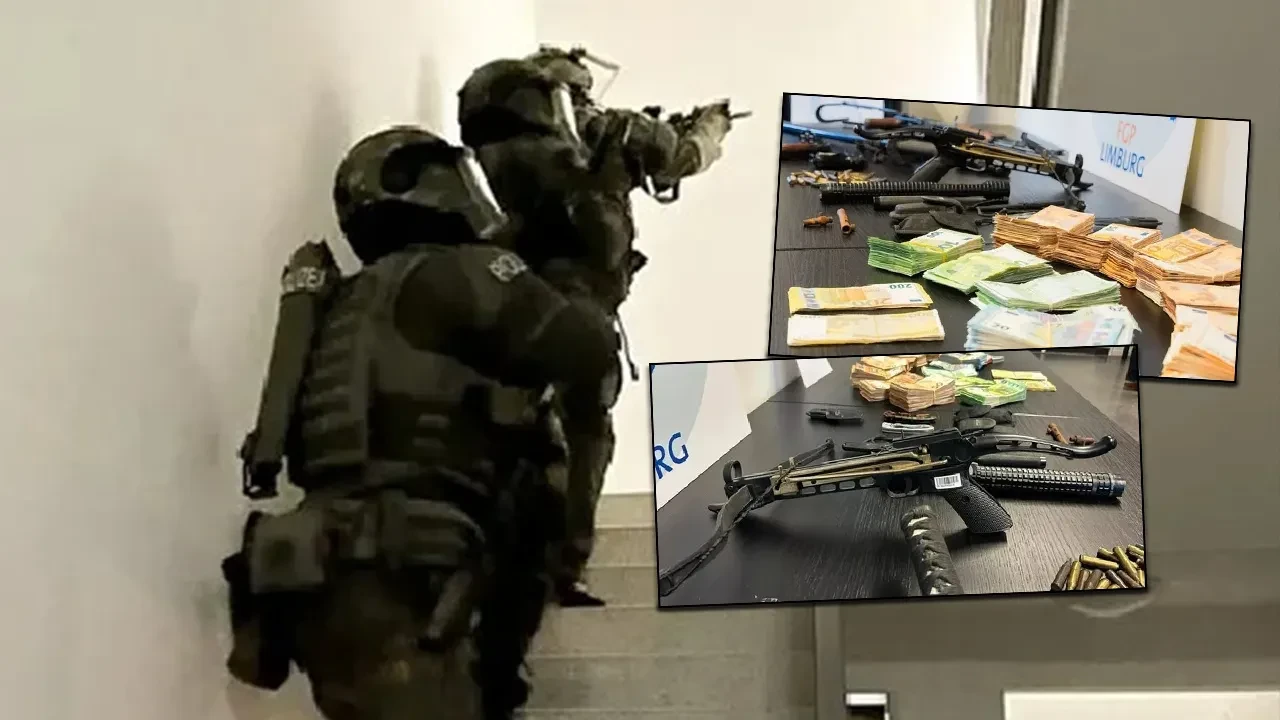 Şahinler çetesine Avrupa'da dev operasyon! Darp seansları, samuray kılıcı, onlarca silah: Polisler bile şoke oldu