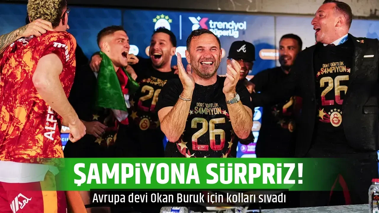 ŞAMPİYONA SÜRPRİZ!