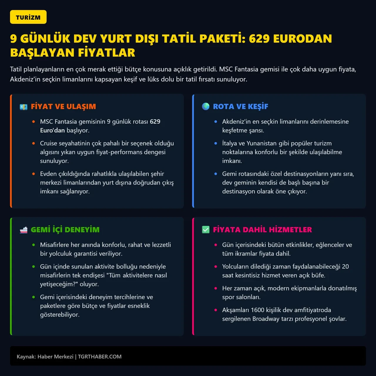 Cruise seyahati artık lüks değil! 'Emeklilik işi tatil' algısı tarih oluyor!