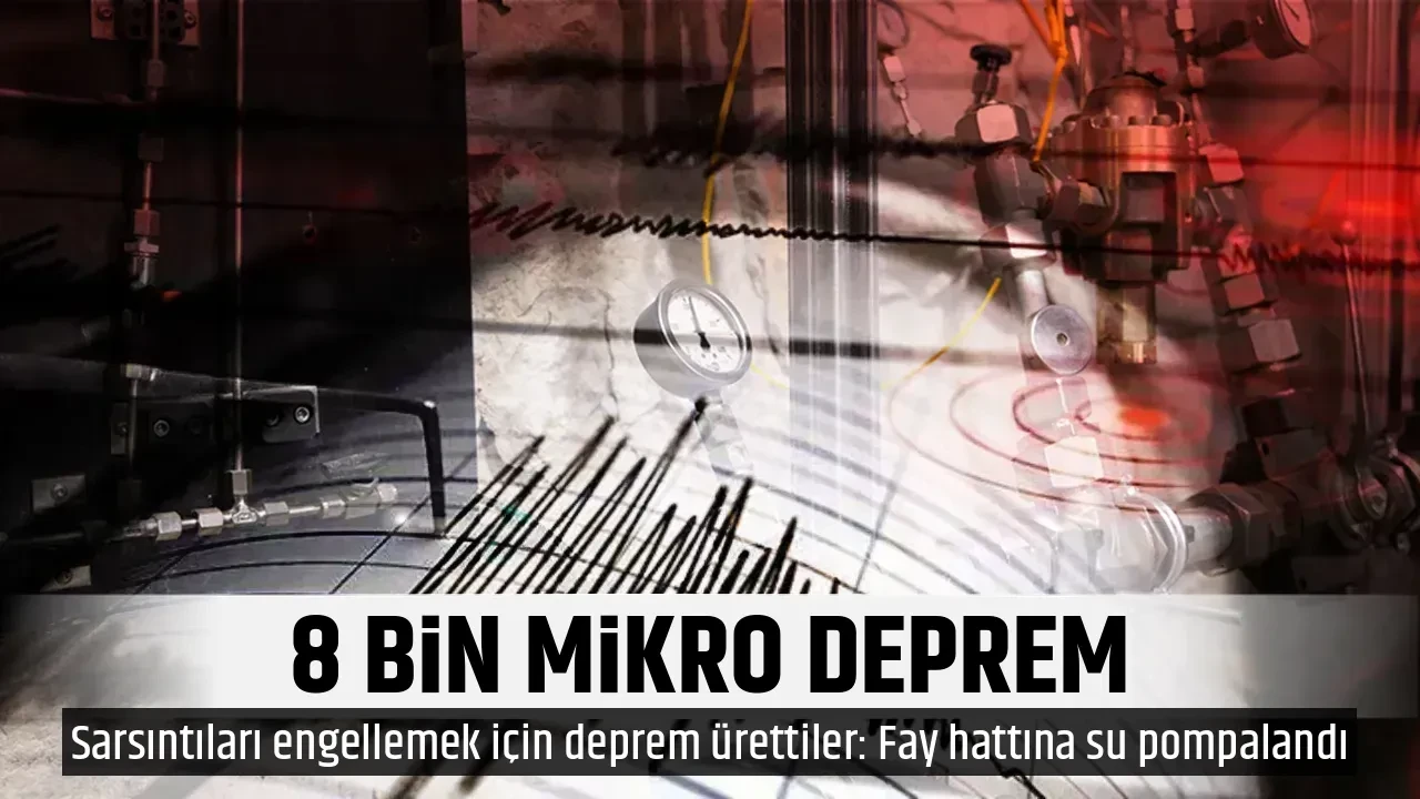 8 BİN MİKRO DEPREM