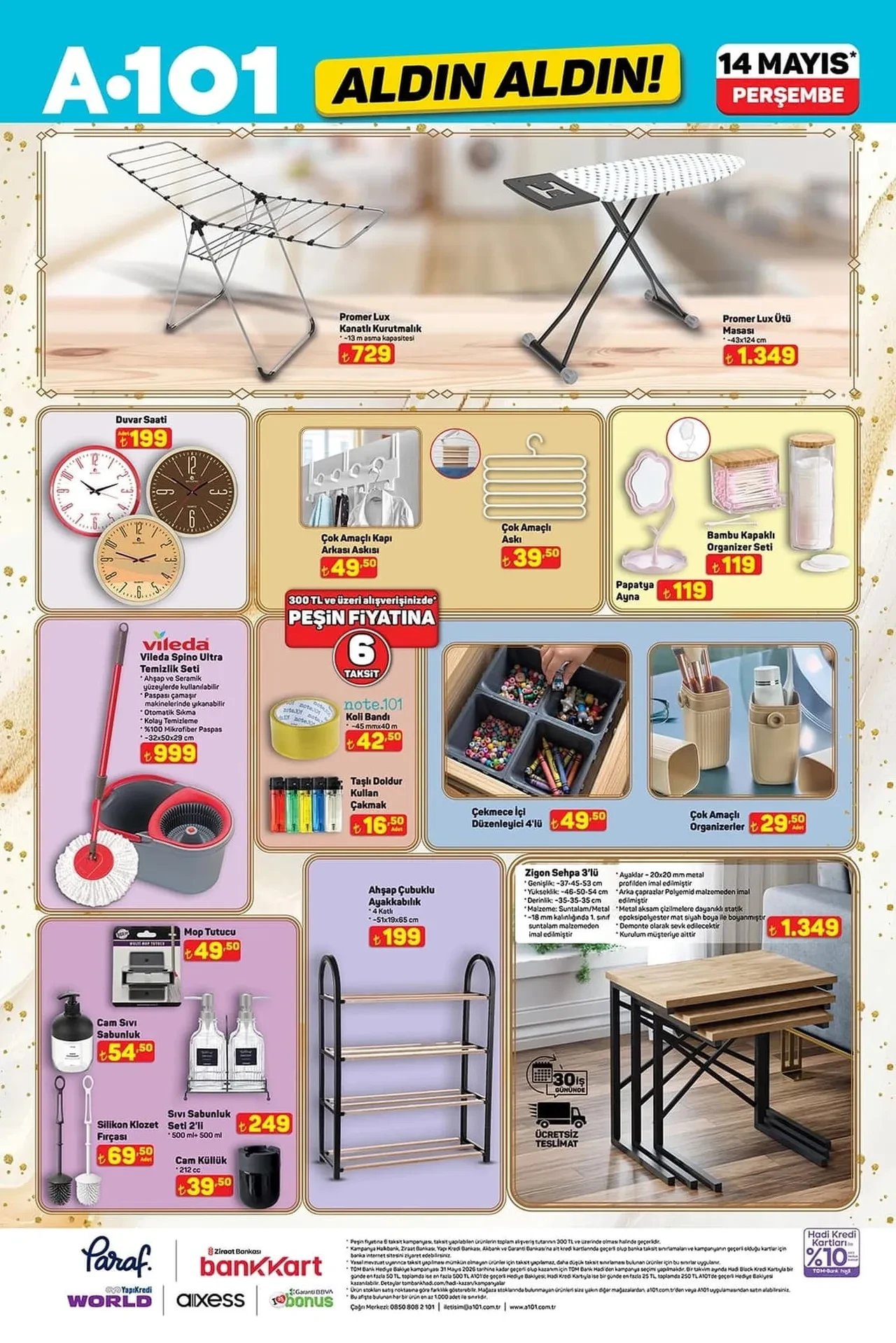 A101 14-21 Mayıs Aktüel Kataloğu 2026! Çeyiz seti, blender seti, çay makinesi, dokuma kilim, valiz çeşitleri geliyor