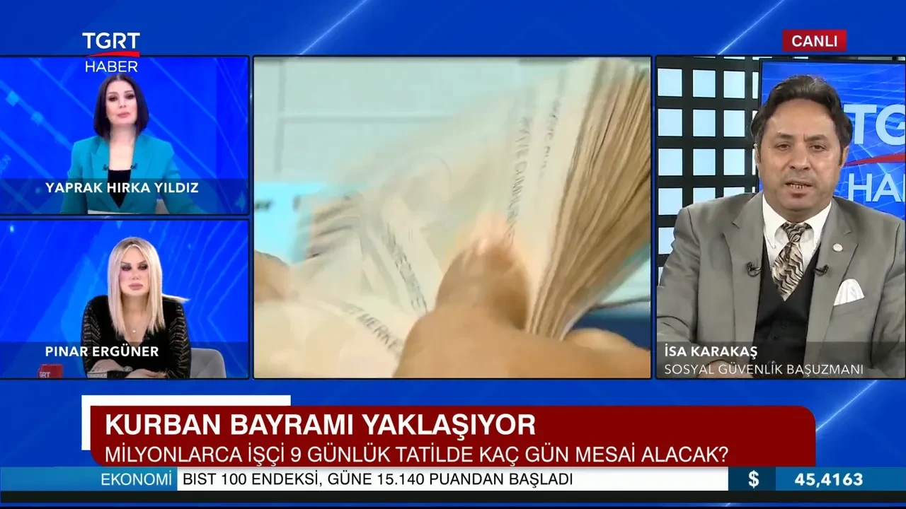 Bayramda çalışana 16 bin lira ödeme! İsa Karakaş canlı yayında kalem kalem hesapladı