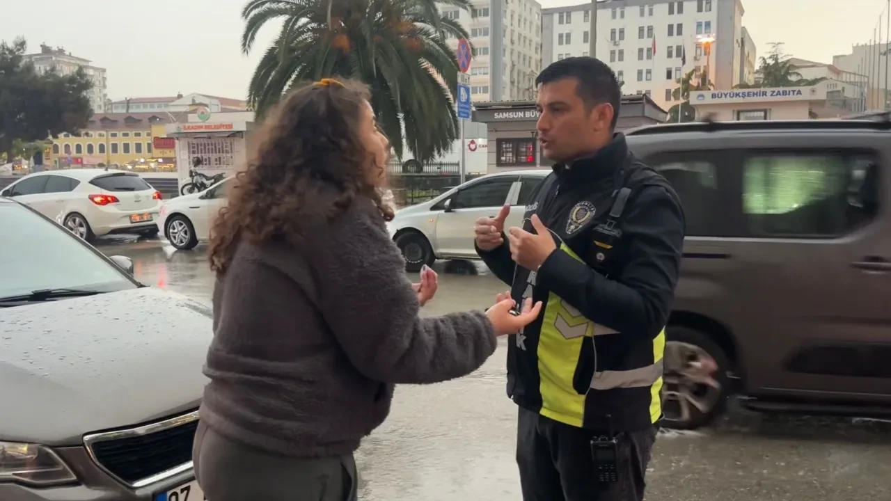 'Döner almaya geldim' dedi, 100 bin lira ceza yedi: Samsunlu sürücü polisi ikna edemedi