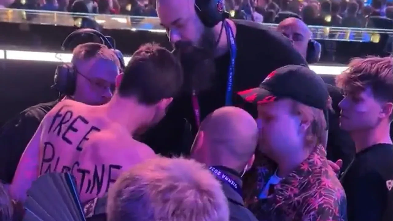 Eurovision'da İsrail protestosu: Soykırımı durdurun