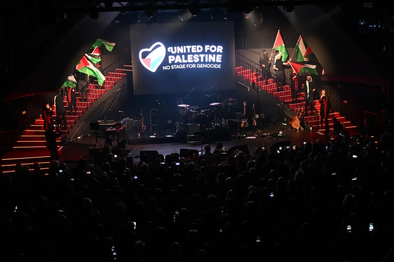 Eurovision'da İsrail protestosu: Soykırımı durdurun