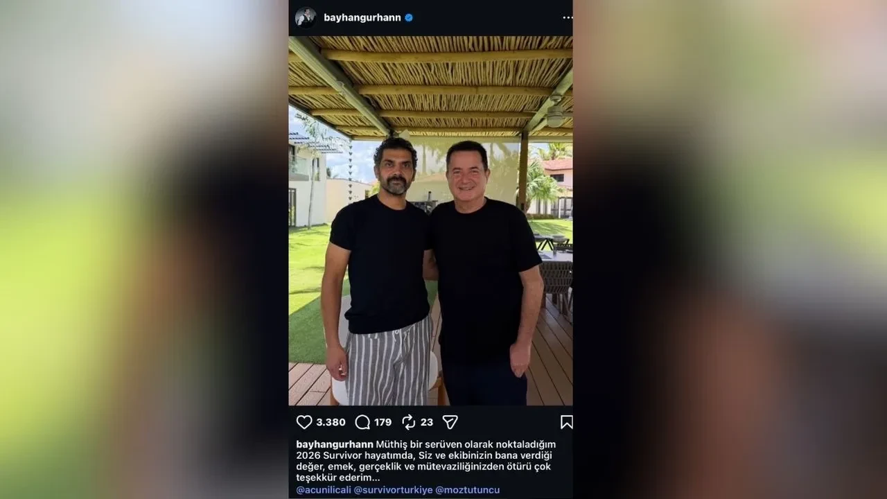 Survivor 2026’ya veda eden Bayhan’dan ilk paylaşım! “ Survivor 2026 hayatımda”