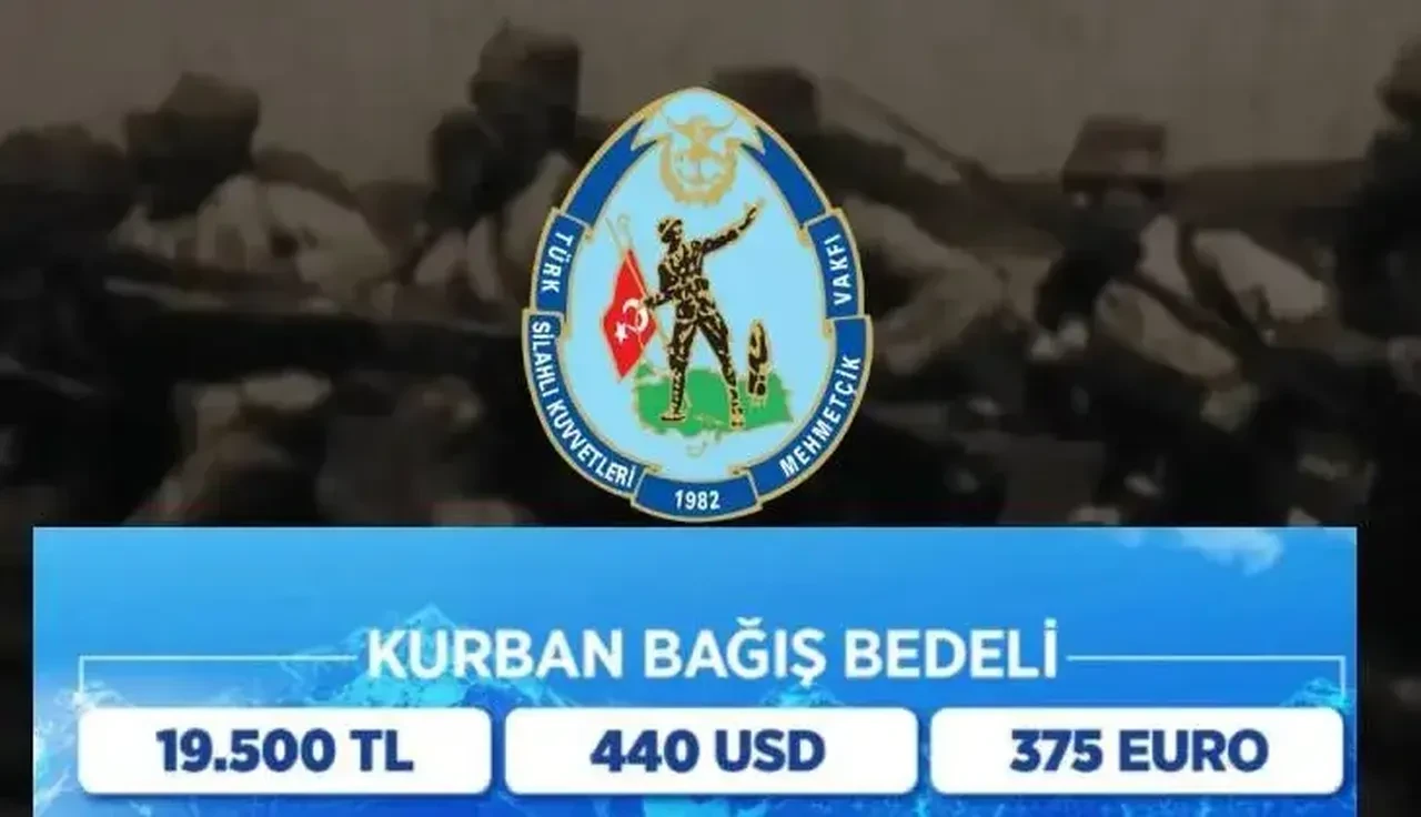 Mehmetçik Vakfı 2026 kurbanlık bağışı ne kadar kaç lira?