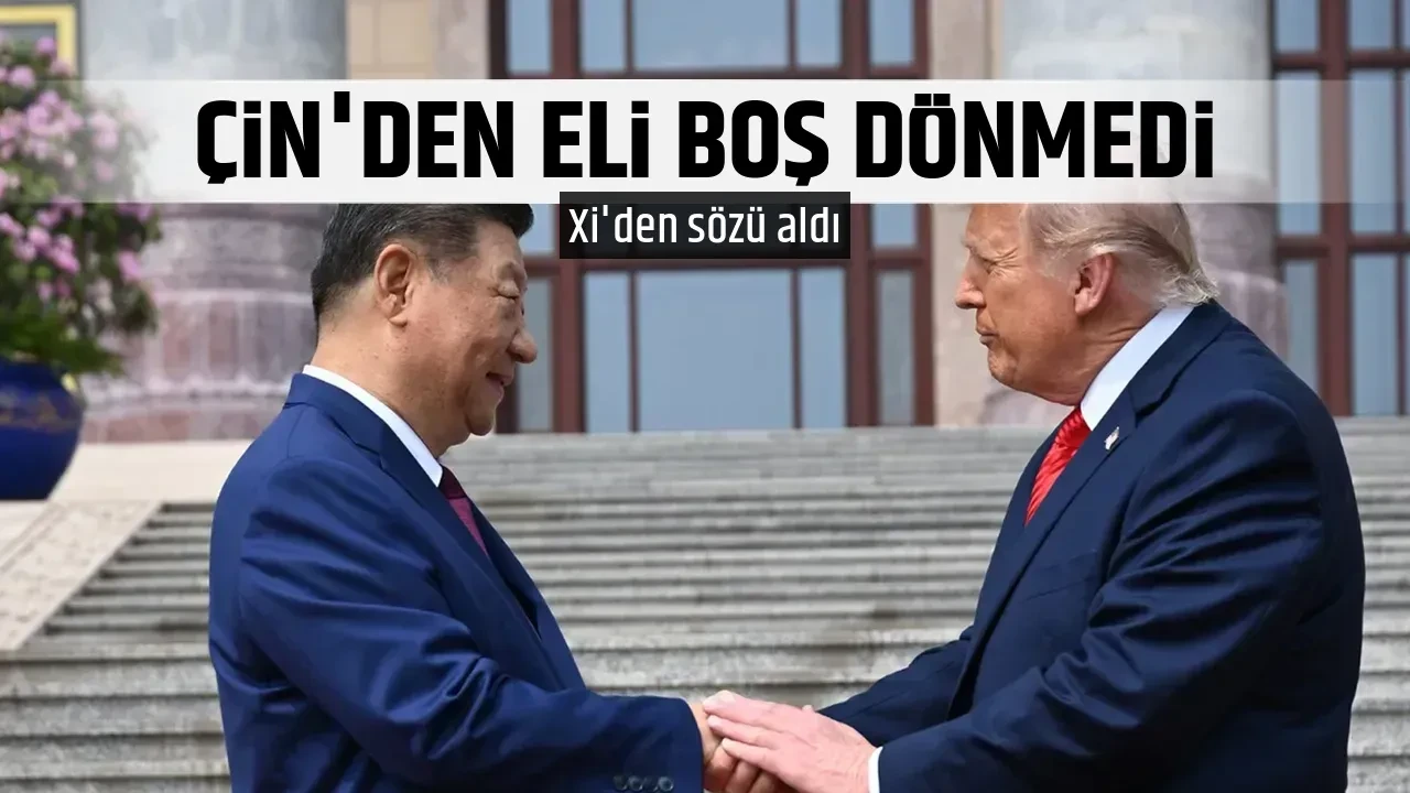 ÇİN'DEN ELİ BOŞ DÖNMEDİ