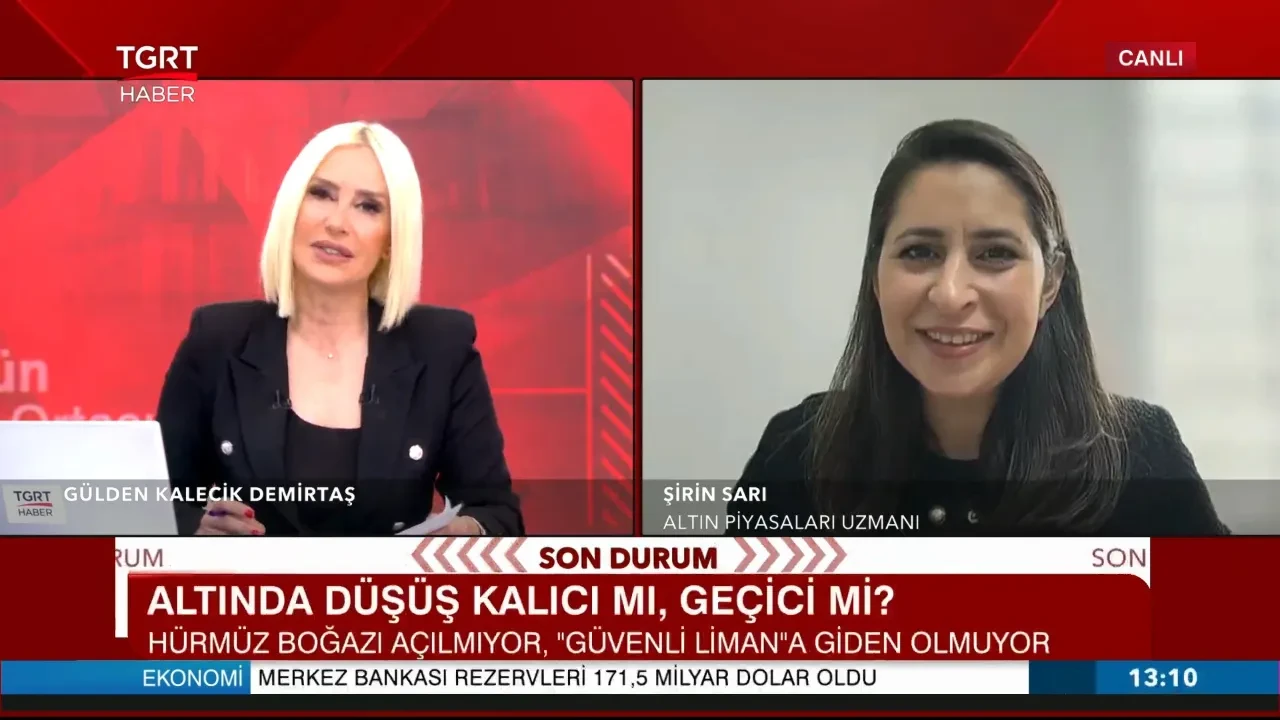 Altın için 4100 dolar bombası! Şirin Sarı canlı yayında patlama tarihini açıkladı