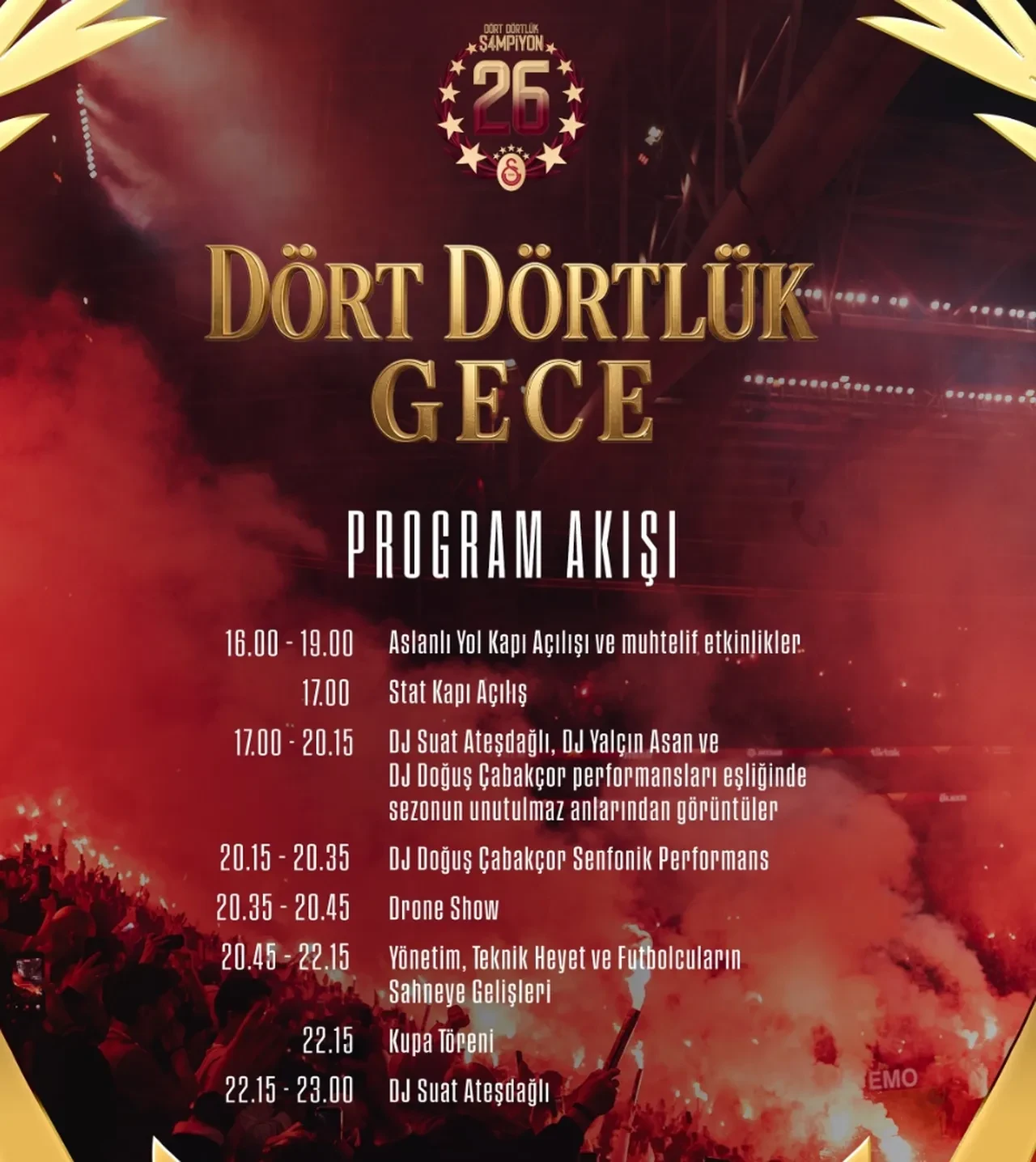 Galatasaray şampiyonluk kutlaması hangi kanalda, CANLI nereden izlenir?