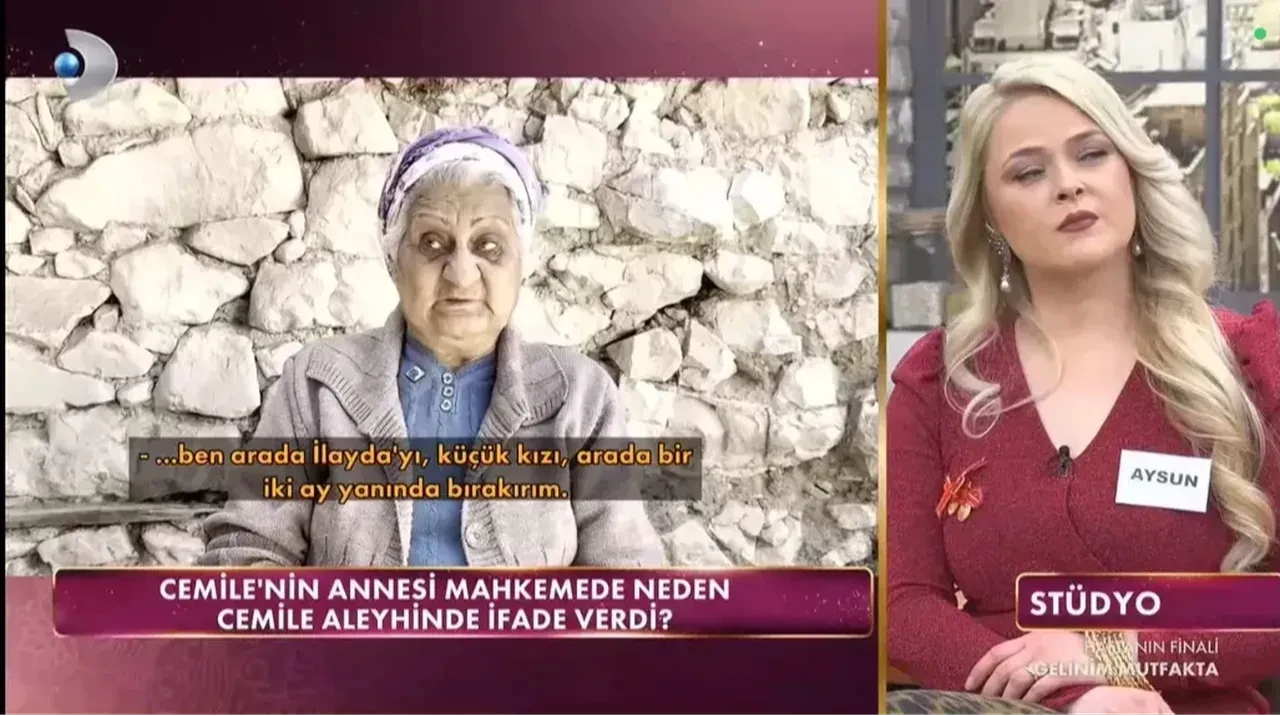 Gelinim Mutfakta Cemile'nin annesinden bomba açıklamalar! Cemile'nin aleyhine konuştum dedi, stüdyo buz kesti