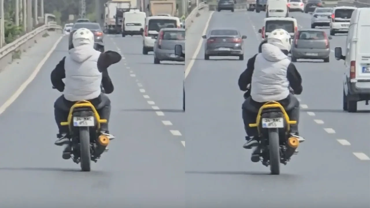 İstanbul’da sosyal medya için silah gösteren motosikletli yakalandı: Elindeki bakın ne çıktı