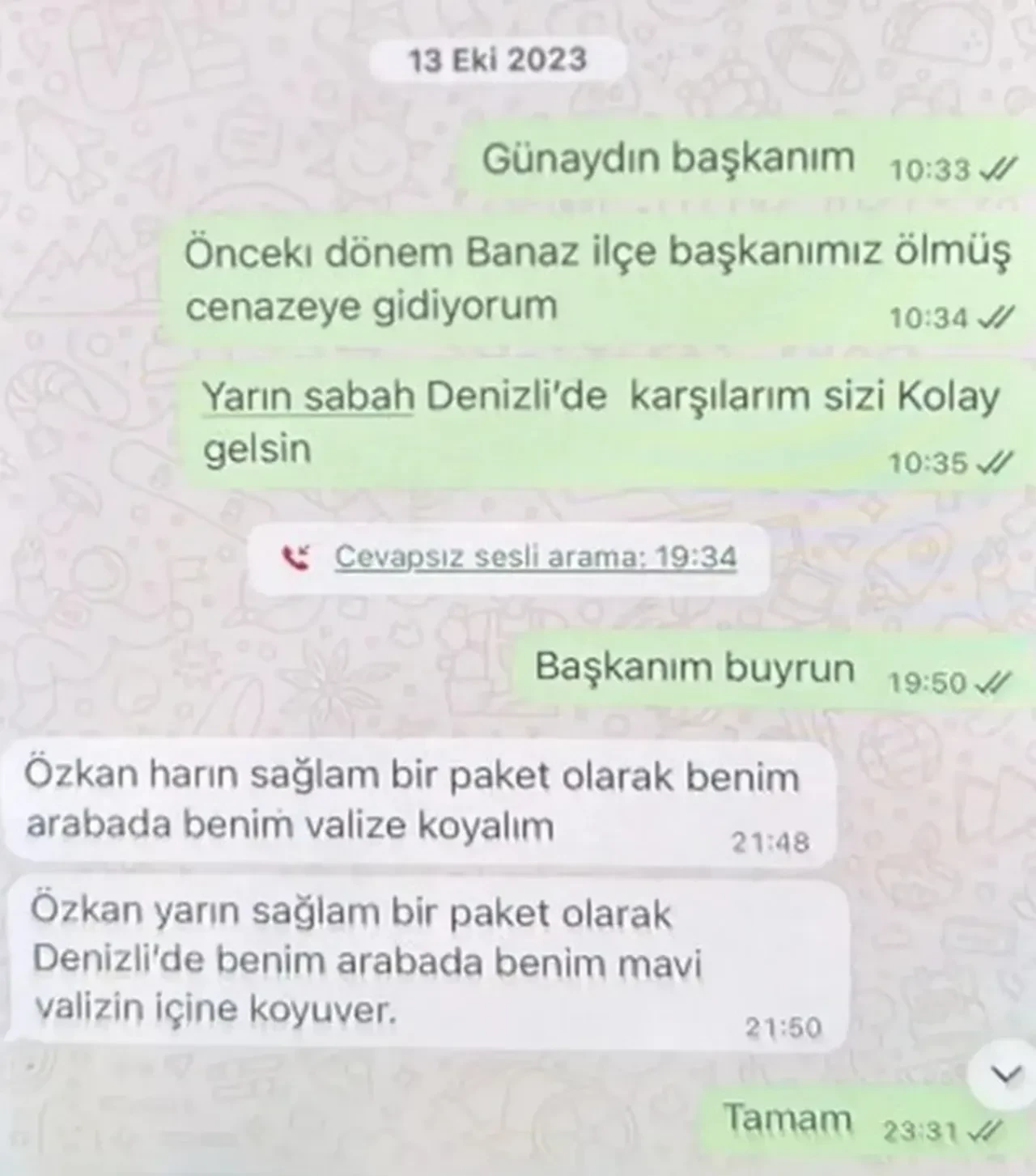 Özgür Özel'den Özkan Yalım'a torpil talimatı! Mesajlar ortaya çıktı